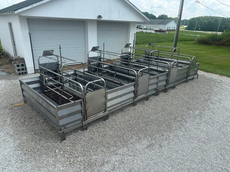 Stainless 4 crate setup