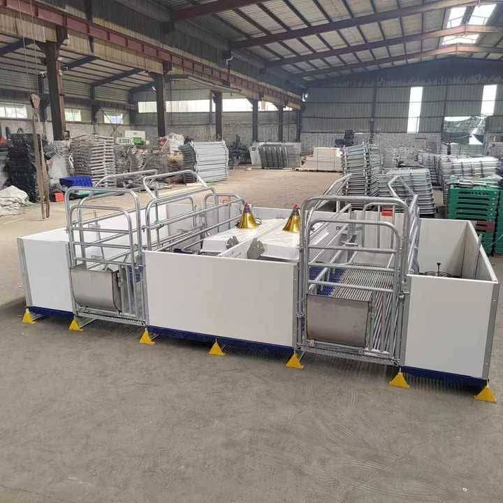 Galvanized Double Farrowing Crate