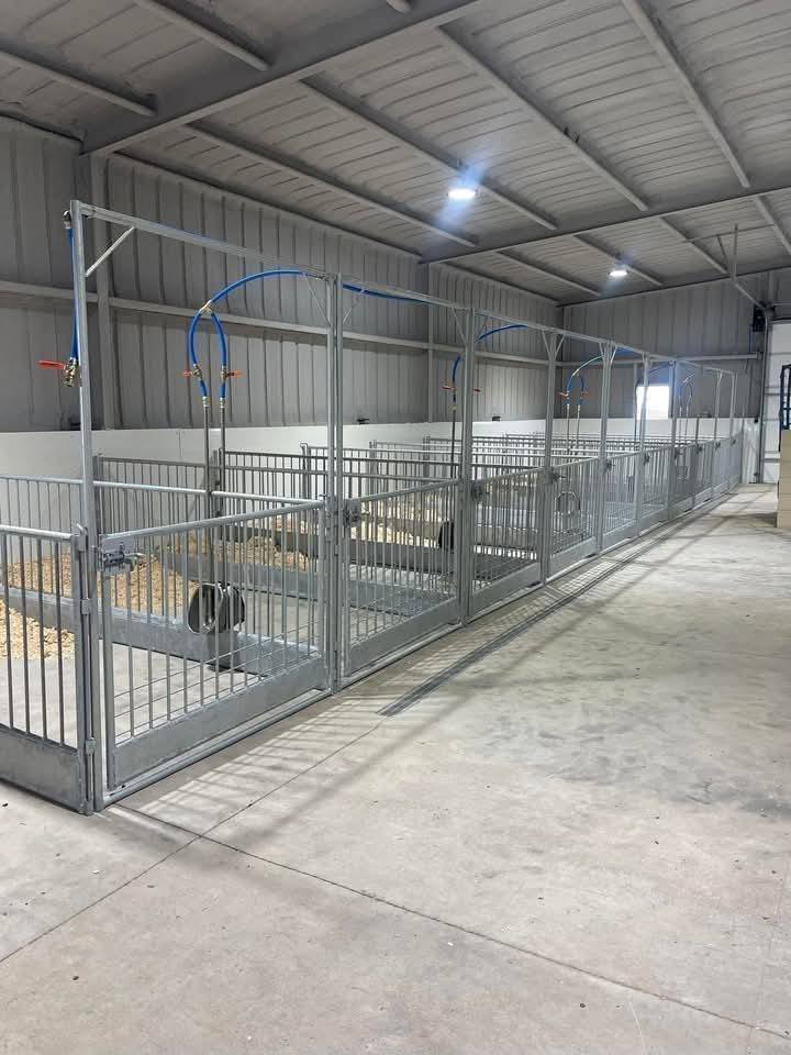Galvanized livestock pen system