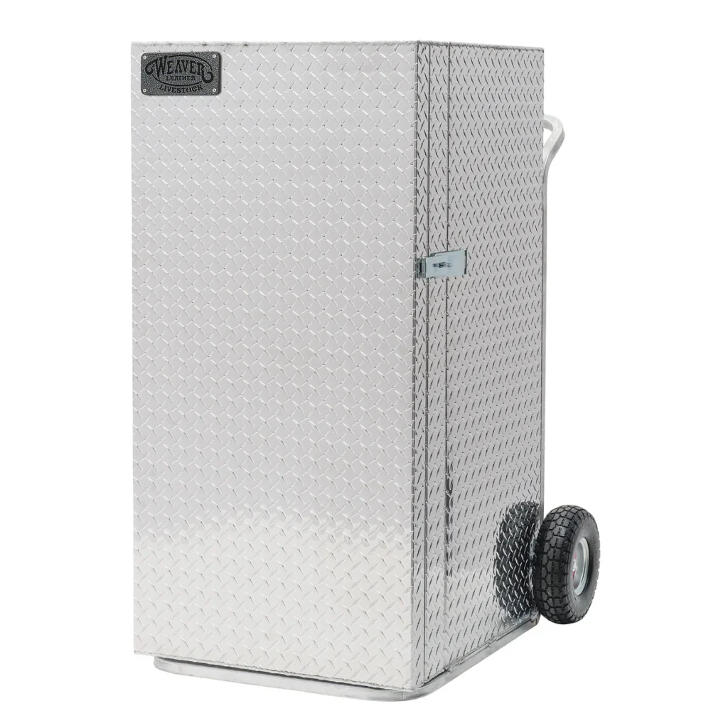 4′ Two-Door Dolly Show Box, Aluminum