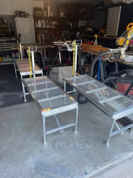 Complete Aluminum Trimming Stands