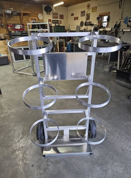 Round Bucket Cart